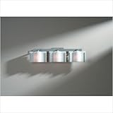 IMAGE OF Exos Wave Three Light Wall Sconce Finish: Natural lron, Shade Color: Topaz