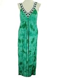 INC International Concepts Petite Tie Dyed Maxi Dress with Beaded Trim