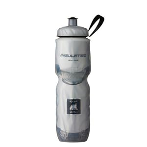 Polar Bottle Insulated Water Bottle (White) (24 oz) - 100% BPA-Free Water Bottle - Perfect Cycling or Sports Water Bottle - Dishwasher & Freezer Safe
