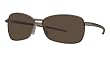 Nike Shank.P Sunglasses, EV0384-704, Brushed Gold Frame/ Brown Max Polarized Lenses