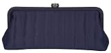 Satin, Clutch, Rhinestone Closure - Evening Bag - Olga (71 44649)