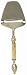 Decorative Stainless Steel Cheese Shaver Mother of Pearl Handle