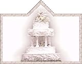 Computer Printable Wine Labels--Wedding Cake