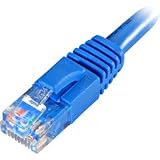 SCP Wire & Cable C5PC-1BLUE 350MHz Molded and Booted CAT-5e Patch Cable