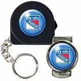NHL New York Rangers 6' Tape Measure, Key Chain & Money Clip Set
