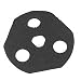 Norton AVOS Edger Speed-Lok Back-up Pad, 4-1/2" Diameter, 5/8"-11 Sawtooth Arbor, 13000 rpm (Pack of 5)