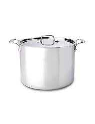 All Clad Stainless Steel 12-Quart Stock Pot with Lid by All Clad