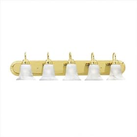 Homestead Strip Light in Polished Brass