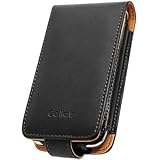 Leather Executive Flip Type Case for Apple iPhone 3GS (Black)