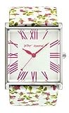 Betsey Johnson Maxi Styles White Strap Mirror Dial Women's watch #BJ2159