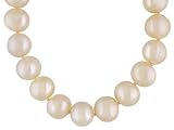 14KT 10-11MM PEACH CULTURED FRESHWATER PEARL NECKLACE