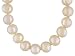 14KT 10-11MM PEACH CULTURED FRESHWATER PEARL NECKLACE