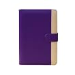 Mod Flip Genuine Leather Amazon Kindle 2 / Kindle International Organizer Case (Violet/Creme)