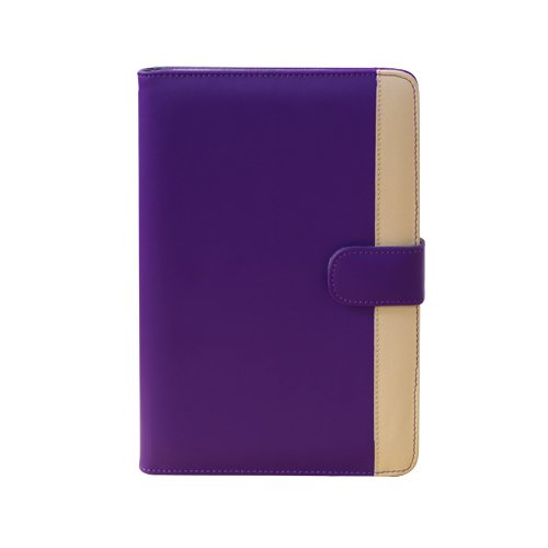 Mod Flip Genuine Leather Amazon Kindle 2 Kindle International Organizer Case (Violet Creme) Image Mod Flip Genuine Leather Amazon Kindle 2 Kindle International Organizer Case (Violet Creme)