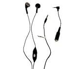 Premium Black Stereo Headset Hands-free Earphones for HTC: ADR6275 (Desire) ....