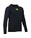 Boys' Under Armour Waffle Hoodie, Black (001), Youth Large