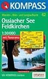  : Kompass Karten, Ossiacher See, Feldkirchen: Wander- und Bikekarte