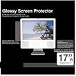 PCMICROSTORE 17w Inch Glossy Wide Screen LCD Monitor Protector Screen Shield With Wiping Cloth For Mac / PC