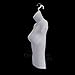 Female Torso Body Mannequin Form (Waist Long) - Great For Small And Medium Sizes - White