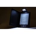 GreatShield Premium Quality Kindle 4 (Non Touch Version) Lighted Leather Case Cover with Built-in Light - Black