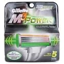 Gillette M3 Power Shaving Blades - 5 Ea
