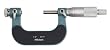 Mitutoyo 126-138 Screw Thread Micrometer, Interchangeable Anvil-Spindle Tip, Ratchet Stop, 1-2" Range, 0.001" Graduation, +/-0.0002" Accuracy