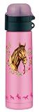 Zoom Produkt-Bild: alfi Isolier-Trinkflasche isoBottle Pferde, rosa 0,5 l