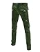 TheLees Men's Slim Straight Pocket Point Stretchy Cargo Pants