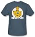 Search : Robotman T-shirt - Cyborg Superhero Adult Slate Blue Tee Shirt