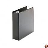 UNIVERSAL PRODUCTS / Round ring economy vinyl view binder, 3 capacity, black / UNV20991 / Sold as 1 Each / Mfr Part # 20991