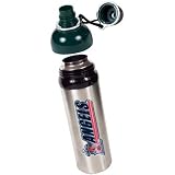 MLB A'S 24oz Colored Stainless Steel Water Bottle with Green Lid
