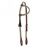 One Ear Headstall Horsehair Accents