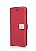 iPhone 5s case,iPhone SE case,iPhone 5 case,by Ailun,Wallet case,PU Leather case,Credit Card Holder,Flip Cover Skin[Red] with Screen Protect and styli Pen