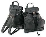 Maxam Italian Stone Design Genuine Leather Backpack/Purse #lupurse3
