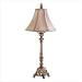 BAROQUE GOLD FINISH FOIL STYLE LAMP SHADE DESK TABLE