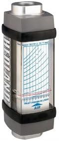 Hedland H271A-010 Flow Meter, 1/4" Alum, 1.0/10 scfm for Air