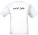 AKUREYRI - City-series - Heather Grey or White T-shirt