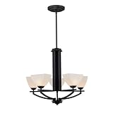 Quoizel EBN5005K Ebony 5 Light Rod Hung Chandelier