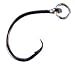 Mustad Ringed Demon Offset Circle, 3X Strong - Designed to Perform Flawlessly with Kirbed Point - Black Nickel - Size 4/0 - Pack of 7