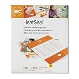 Crystal Clear Letter-Size Laminating Pouches, 8-1/2"x11", 3 Mil, 50/Pack GBC3745690