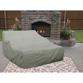 Double Chaise Lounge Covers : 80 x 60 x 34 KhakiChaise Lounge Covers