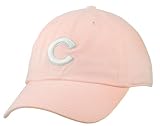 Chicago Cubs Pink / Silver Adjustable YOUTH Cap by '47 Brand