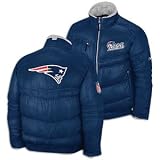 New England Patriots White Poly Knit Track Jacket - XX-Large