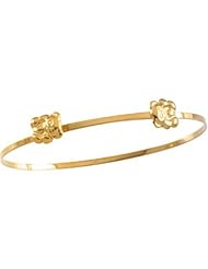 14k Yellow Gold Childrens Teddy Bear Bangle