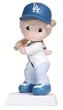 Precious Moments "Swing For the Fences" Girl Figurine, Los Angeles Dodgers