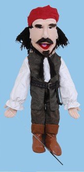 Childrens Toyshop  Toys : Pirate (Caribbean) Deluxe Full Body Puppet (S2537)