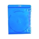 10 Empty Deluxe Blu-ray Replacement Cases for Blue-ray Disc Movies 11mm thickness with silver embossed logo