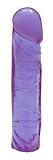Doc Johnson Crystal Jellies 8 Inch Classic Dildo Purple