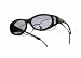 Cocoons-S-Black-Gray - optical sunglasses designed specifically to be worn over prescription eyewear.