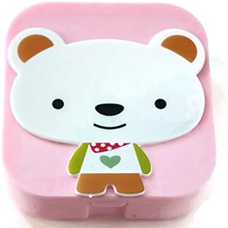 Carton Style Animation Plastic Travel Contact Lens Case Storage Holder Cleani...